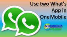Set two whatsapp account