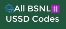 bsnl ussd codes