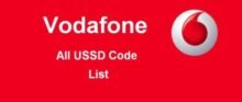 VODAFONE ussd codes